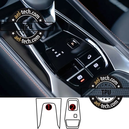 Mg Hs Uyumlu Vites Etrafı Piano Black Konsol Tpu Koruyucu 2024-2025