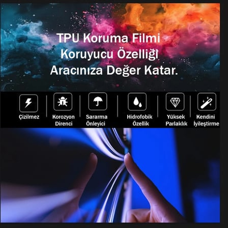 Ssangyong Torres / Actyon Uyumlu Vites Etrafı Piano Black TPU Koruyucu 2025-2026