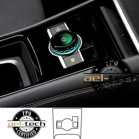 Volkswagen Tiguan Uyumlu Vites Etrafı Piano Black TPU Koruyucu 2024-2026
