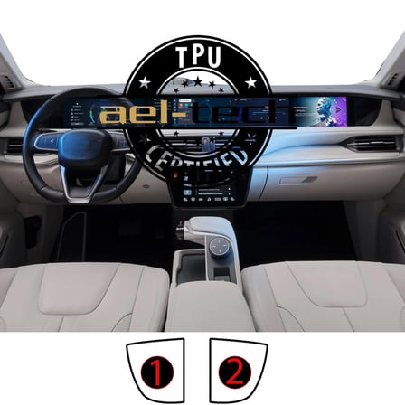 Togg T10F/T10X Sağ ve Sol Piano Black Tpu Koruyucu 2 li Set 2023-2026