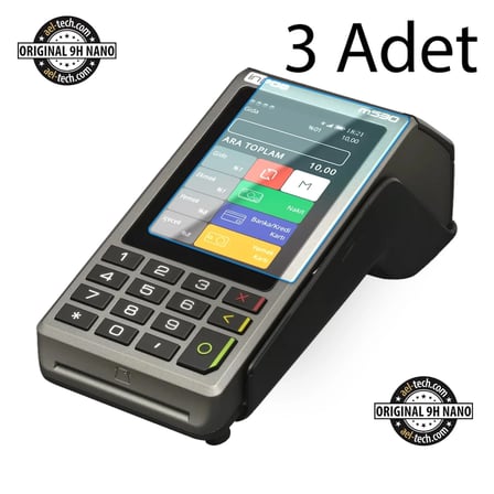 İnpos M530 Yeni Nesil Yazar Kasa Pos Dokunmatik Ekran Koruyucu 3'lü Set