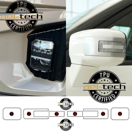 Ssangyong Torres Evx / Actyon Uyumlu Far ve Ayna TPU Koruyucu 2025-2026