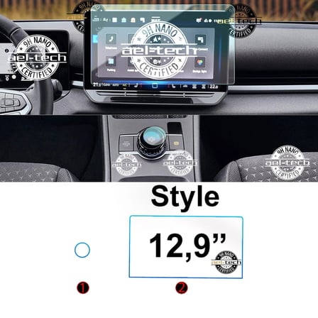 Volkswagen T-Roc Style,R Line Uyumlu 12,9" Navigasyon ve Home Tuşu 9h Nano Ekran Koruyucu 2li Set 2026-27