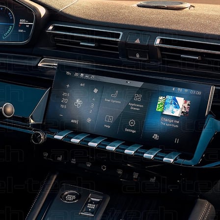 Peugeot 508 Gt Line Uyumlu 10" Navigasyon 9h Nano Ekran Koruyucu 2019-2024