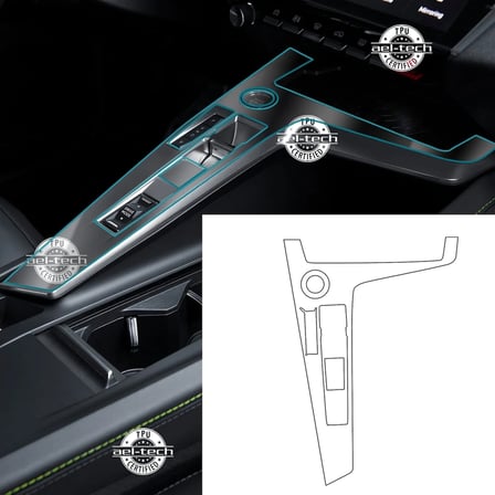 Peugeot 308 Uyumlu Vites Etrafı Uyumlu Tpu Koruyucu 2022-2026