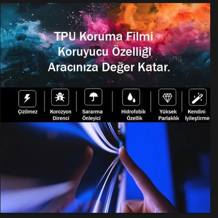 Peugeot 308 Uyumlu Vites Etrafı Uyumlu Tpu Koruyucu 2022-2026