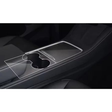 Tesla Model Y Bardaklık ve Merkezi Konsol Uyumlu Mat Tpu Koruyucu 2021-2024