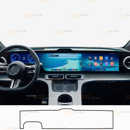 Mercedes GLC Uyumlu Dijital Gösterge ve Navigasyon 9h Nano Ekran Koruyucu 2026-2027