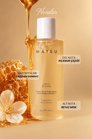 Gold Bloom Ihlamur & Pudramsı Vücut Spreyi 100 ml