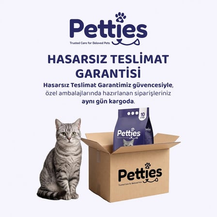 petties aktif karbonlu kedi kumu 10 lt