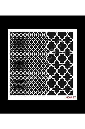 Hdm97 Home Dekor Midi Stencil (25x25)