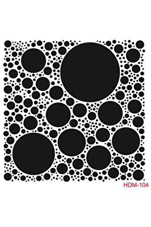 Hdm104 Home Dekor Midi Stencil (25x25)