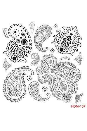 Hdm107 Home Dekor Midi Stencil (25x25)