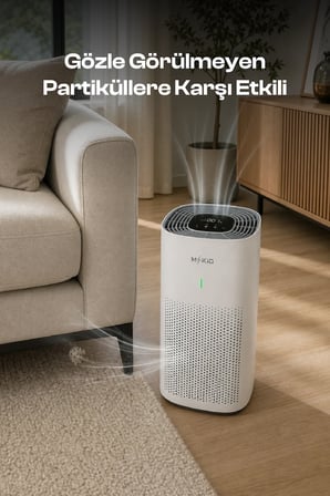 Hava Temizleme Cihazı – Hepa Filtreli, Ultra Sessiz Çalışma Modu 10dB, Wi-Fi Mobile Uygulama Destekli ve H13 Çok Katmanlı Filtreleme