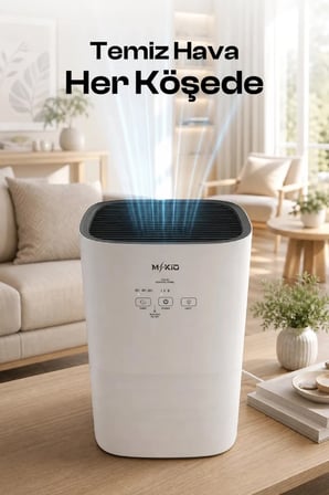 True Hepa H13 Filtreli Kompakt Hava Temizleyici 160 M3/saat Cadr Gece Lambalı ve Zamanlayıcılı