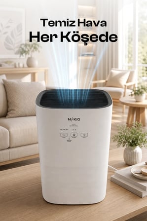 True Hepa H13 Filtreli Kompakt Hava Temizleyici 160 M3/saat Cadr Gece Lambalı ve Zamanlayıcılı