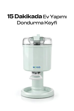 Geniş Hazneli Dondurma Makinesi – Otomatik Karıştırmalı, 15–20 Dakikada Kremamsı ve Yumuşak Kıvamlı Dondurma