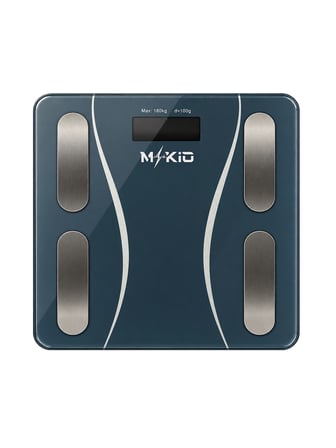 Baskül - Büyük Boy Tartı - Yağ Su Kas Vücut Kitle Endeksi Kilo Ölçer - Yapay Zeka Destekli Dijital Baskül - Mobil Uygulamalı Tartı