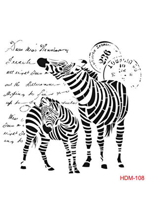 Hdm108 Home Dekor Midi Stencil (25x25)