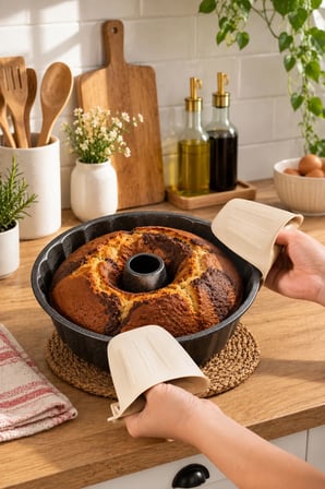 Porsima 33006-1 Silikon 2'li Isı Yalıtımlı Fırın Eldiveni & Tepsi Tutacağı - Krem