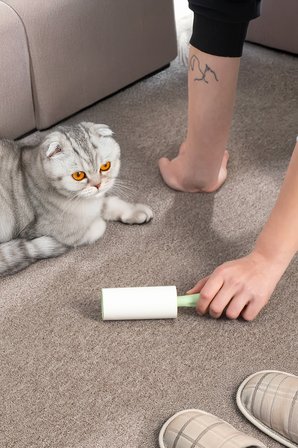 Porsima 3108 Kedi Köpek Tüy Toplayıcı 12 Adet Yedek Rulo 360 Yaprak