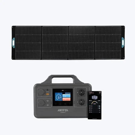 ANTFEA S1000 Pro Taşınabilir Güç Kaynağı + 300W Taşınabilir Güneş Paneli [ 1.2 kW / 1 kWh / 300 W ]