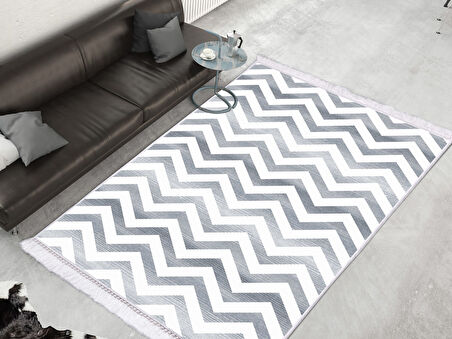 Dekoreko İnci Halı Dijital Saçaklı 2045 Desen 1