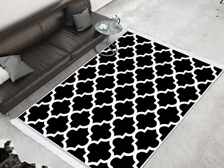 Dekoreko İnci Halı Dijital Saçaklı 1882 Desen 4