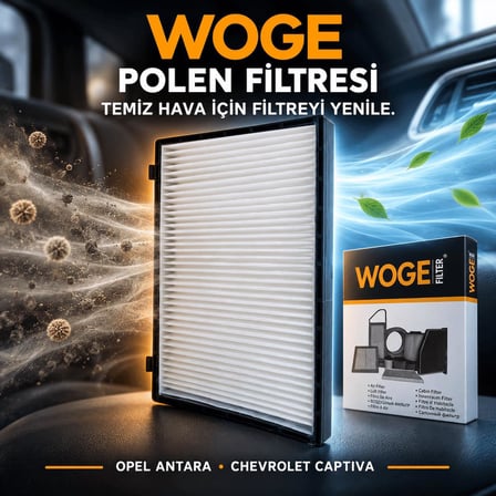 Polen Hava Filtresi - Chevrolet Captiva Uyumlu Özel Üretim