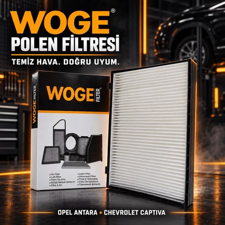 Polen Hava Filtresi - Chevrolet Captiva Uyumlu Özel Üretim