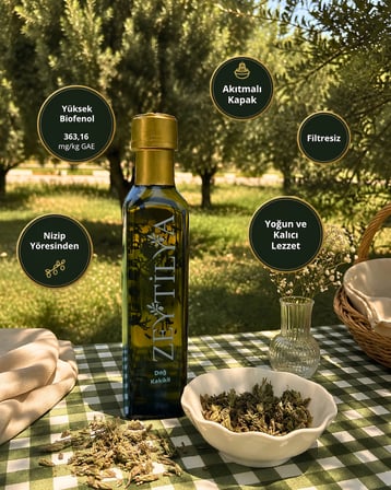 Antep Harmanı Baharatlı Zeytinyağı 250 Ml