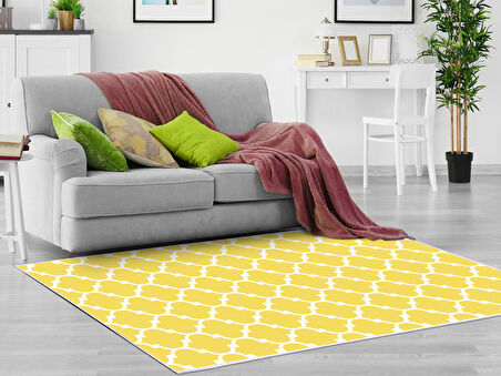 Dekoreko İpek Halı Dijital Saçaksız 2025 -Beyaz