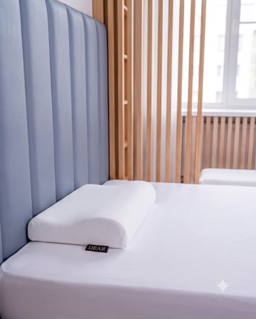 Büyük Boy Visco Boyun Destekleyici Ortopedik Yastık Boyun Rahatsızlığı İçin Büyük Boyun Yastığı Memory Foam 58*40*12/8 cm