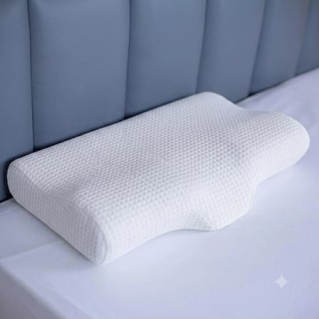 Servikal Yastık Özel Yuvalı Destekleyici Visco Ortopedik Boyun Yastığı 60*34*11 cm