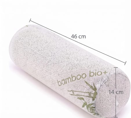 Dear Visco Ortopedik Silindir Yastık Beyaz 46x14 cm Yumuşak