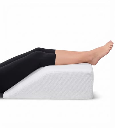 Dinlenme Çalışma Uzanma Yastığı Orta Sert Sünger Ortopedik Bacak Destek ve Yastığı 61x53x20 Cm