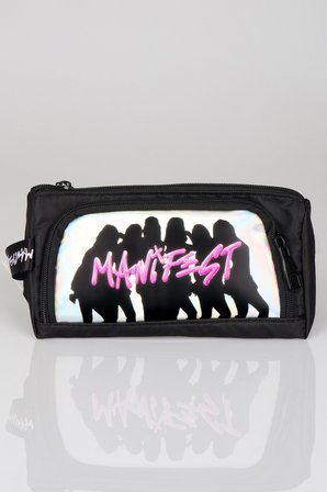 x Dekomus Lisanslı Manifest Finger Snap Collection Kalem Çantası