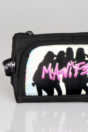 x Dekomus Lisanslı Manifest Finger Snap Collection Kalem Çantası