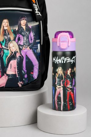 x Dekomus Lisanslı Manifest Amatör Collection Okul Çantası ve 600 ML Çelik Matara Seti