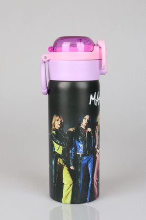x Dekomus Lisanslı Manifest Toz Pembe Collection 600 ML Çelik Matara