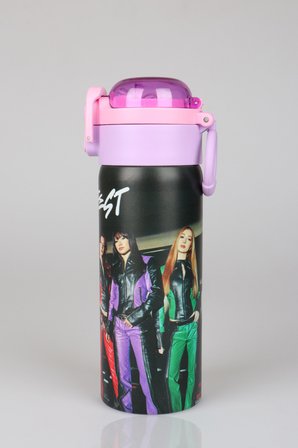 x Dekomus Lisanslı Manifest Toz Pembe Collection 600 ML Çelik Matara