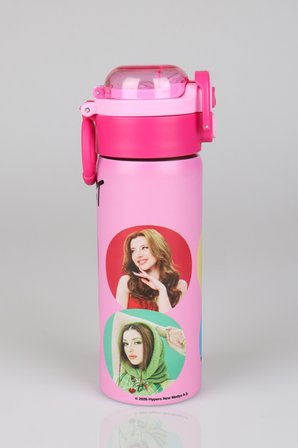 x Dekomus Lisanslı Manifest Toz Pembe Collection 600 ML Çelik Matara