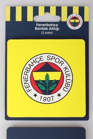 x Dekomus Cep Defteri ve Lisanslı Fenerbahçe 2 Adet Bardak Altlığı
