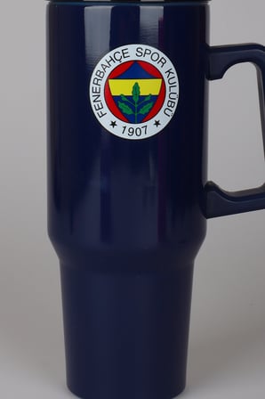 x Dekomus Lisanslı Fenerbahçe Pipetli Kulplu Termos Mug Paslanmaz Çelik Matara 1,20 Litre