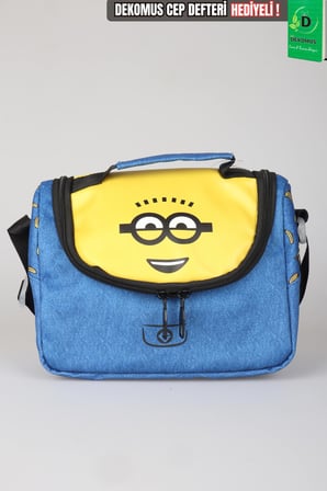 x Dekomus Lisanslı Minions Banana Mood Collection Termoslu Beslenme Çantası