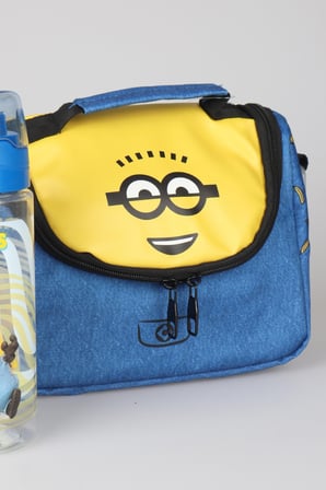x Dekomus Lisanslı Minions Banana Mood Collection Termoslu Beslenme Çantası ve 500 ML Matara Seti