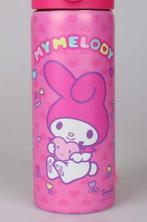 x Dekomus Lisanslı My Melody Sweet Berry Collection 600 ML Çift Fonksiyon Kapaklı Çelik Matara
