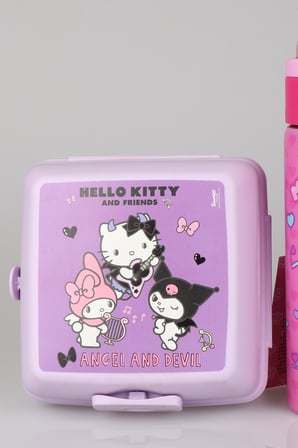 x Dekomus Lisanslı My Melody Sweet Berry Collection 600 ML Çelik Matara ve Beslenme Kabı Seti
