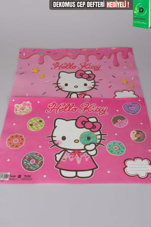 x Dekomus Lisanslı Hello Kitty 2 Adet Beslenme Örtüsü