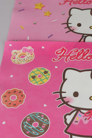 x Dekomus Lisanslı Hello Kitty 2 Adet Beslenme Örtüsü